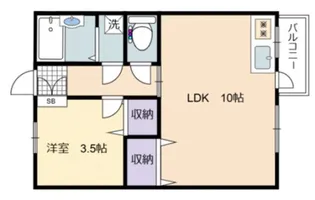 SHINTA BLDG【3階】の間取り
