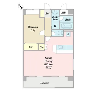 Grand Alpine【5階】の間取り