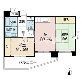 アルティスタ中津【2階】の間取り