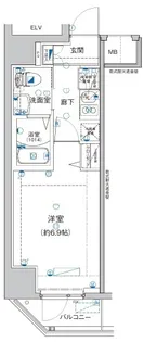 グランリーヴェル横濱NOEL【2階】の間取り