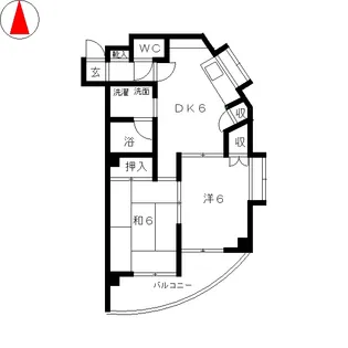 ツカサビル【4階】の間取り