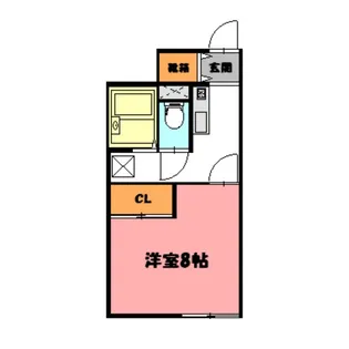 ディアベルジュ【1階】の間取り