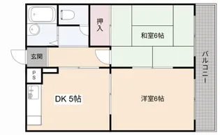 BLUMEつかさ【2階】の間取り