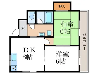 コンポ ステラ【2階】の間取り