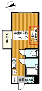 ヨコハマベイヒルズ【3階】の間取り