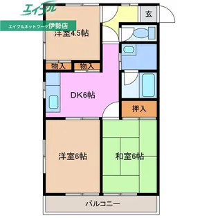 メゾンISR【2階】の間取り