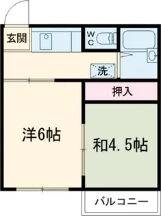 ミーレ丸山【1階】の間取り