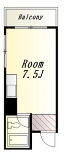 メゾンキモト【3階】の間取り