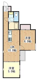 津田山ヒルテラス【1階】の間取り