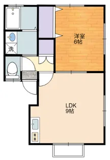 コーポ愛【2階】の間取り