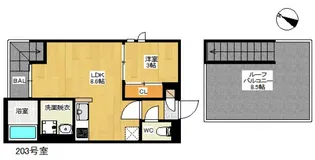 Grandtic 広島駅東【2階】の間取り