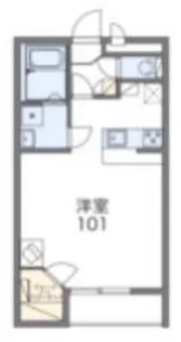 レオパレスオアシス(31094)【2階】の間取り