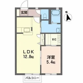 シャーメゾンシュエットB【2階】の間取り