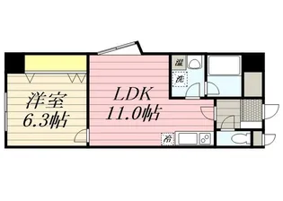 ルミエール美原【4階】の間取り