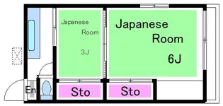 第二保富荘【2階】の間取り