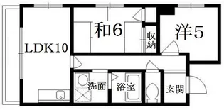 フローラみずほ【3階】の間取り