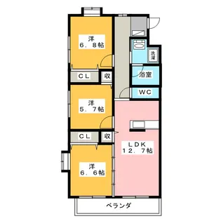 Sakura【2階】の間取り