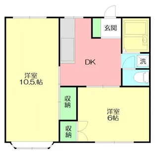 プリマヴェイラA【1階】の間取り