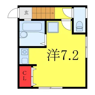 東田荘A棟【2階】の間取り