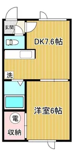 レジデンス正栄【2階】の間取り