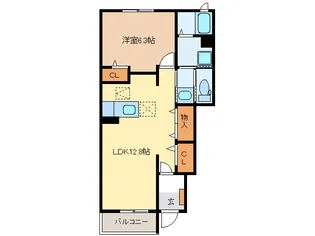 カーサ・中野【1階】の間取り