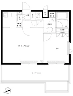 ルーブル南馬込弐番館【5階】の間取り