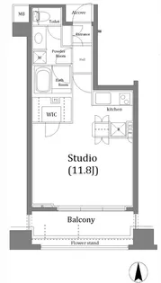 クオリア目黒大橋イースト【5階】の間取り