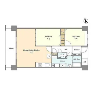 アーバンライフ目白駅前【5階】の間取り