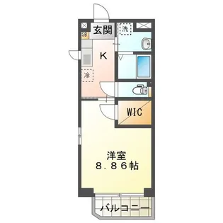 S-FORT三重大学前【2階】の間取り