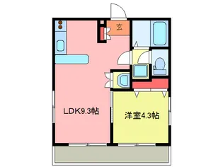 グランモア坂戸【1階】の間取り