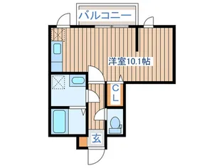 メリディアンなないろの里弐番館【1階】の間取り