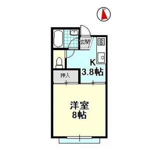 ドミールヨシダ【2階】の間取り