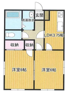 Corner本通り【2階】の間取り