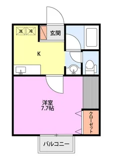 アスリート【2階】の間取り