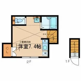 アペックス下高井戸II【2階】の間取り