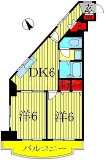 ロイヤルシオン刈部【2階】の間取り