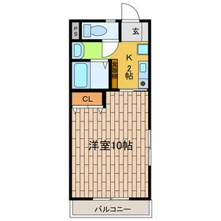 奥田ビル【2階】の間取り
