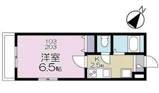 カーサコリーナ【1階】の間取り