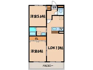 エクセレント クリア【1階】の間取り