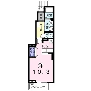 プレ・パルク【1階】の間取り