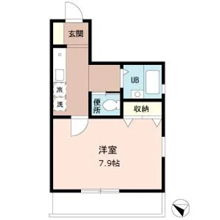 B・キャッスル【1階】の間取り