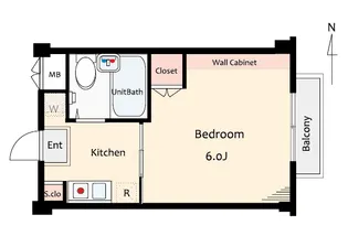 court grandia永夢【2階】の間取り