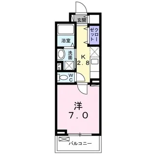 エクセレント市ヶ尾【2階】の間取り