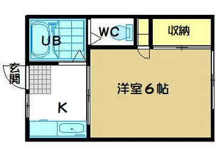 ハイツ小池 No.1【1階】の間取り