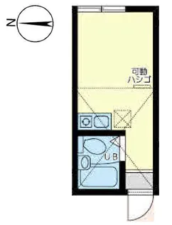 ユナイト 殿町サン・フェルミン【2階】の間取り