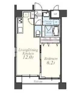 メゾン明神下【3階】の間取り