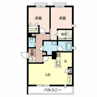 明日原III【2階】の間取り