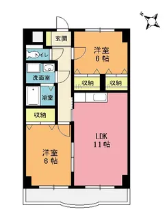 ギフトIII【4階】の間取り