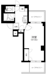 プレール・ドゥーク新宿曙橋【6階】の間取り