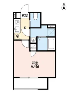 Crestmoor 千住大橋(クレストモア センジュオオハシ)【1階】の間取り